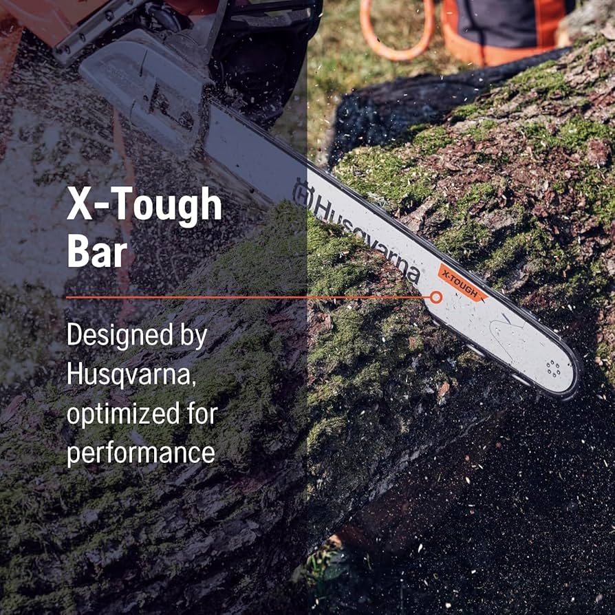 Amazon Husqvarna X Tough 20 Inch Chainsaw Bar 3 8 Pitch 050 Gauge And 72 Drive Links Patio Lawn Garden