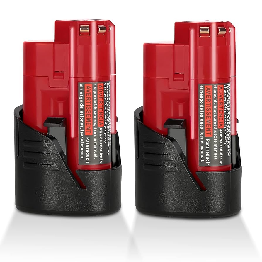 milwaukee m12 3.0 battery 2 pack