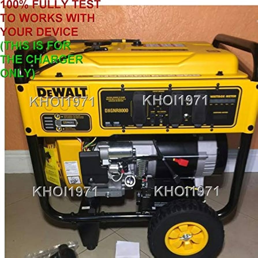 Amazon KHOI1971 Wall Charger AC Adapter Compatible With DEWALT DXGNR8000 Power Generator 8000 WATT 12V Volt Battery Electronics