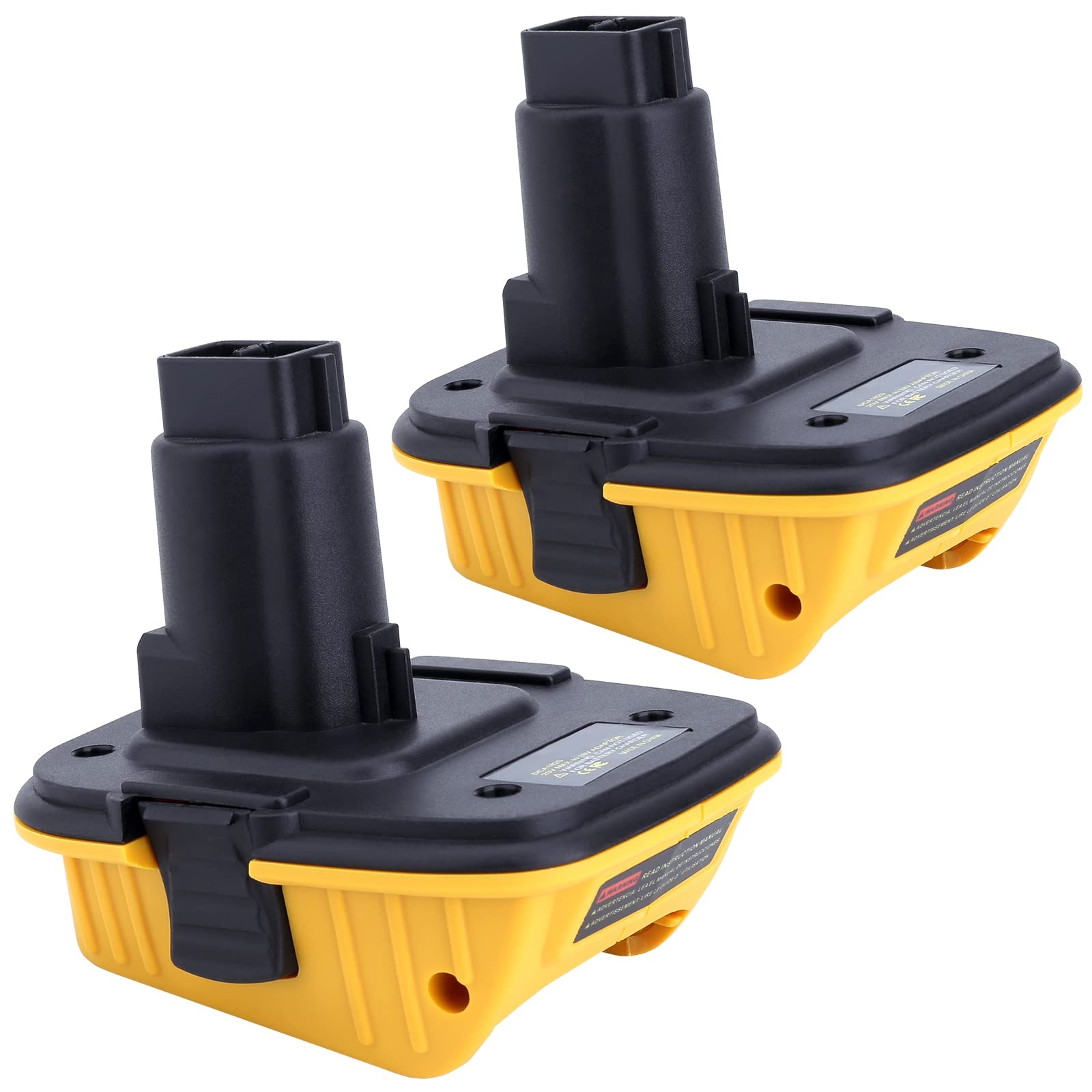 Amazon Kotoate 2Pack DCA1820 Battery Adapter Compatible With Dewalt 18V Tools Compatible With Dewalt 18V To 20V Adapter Convert 20 Volt Lithium Battery DCB201 DCB206 To 18 Volt Nicad DC9096 DE9095 