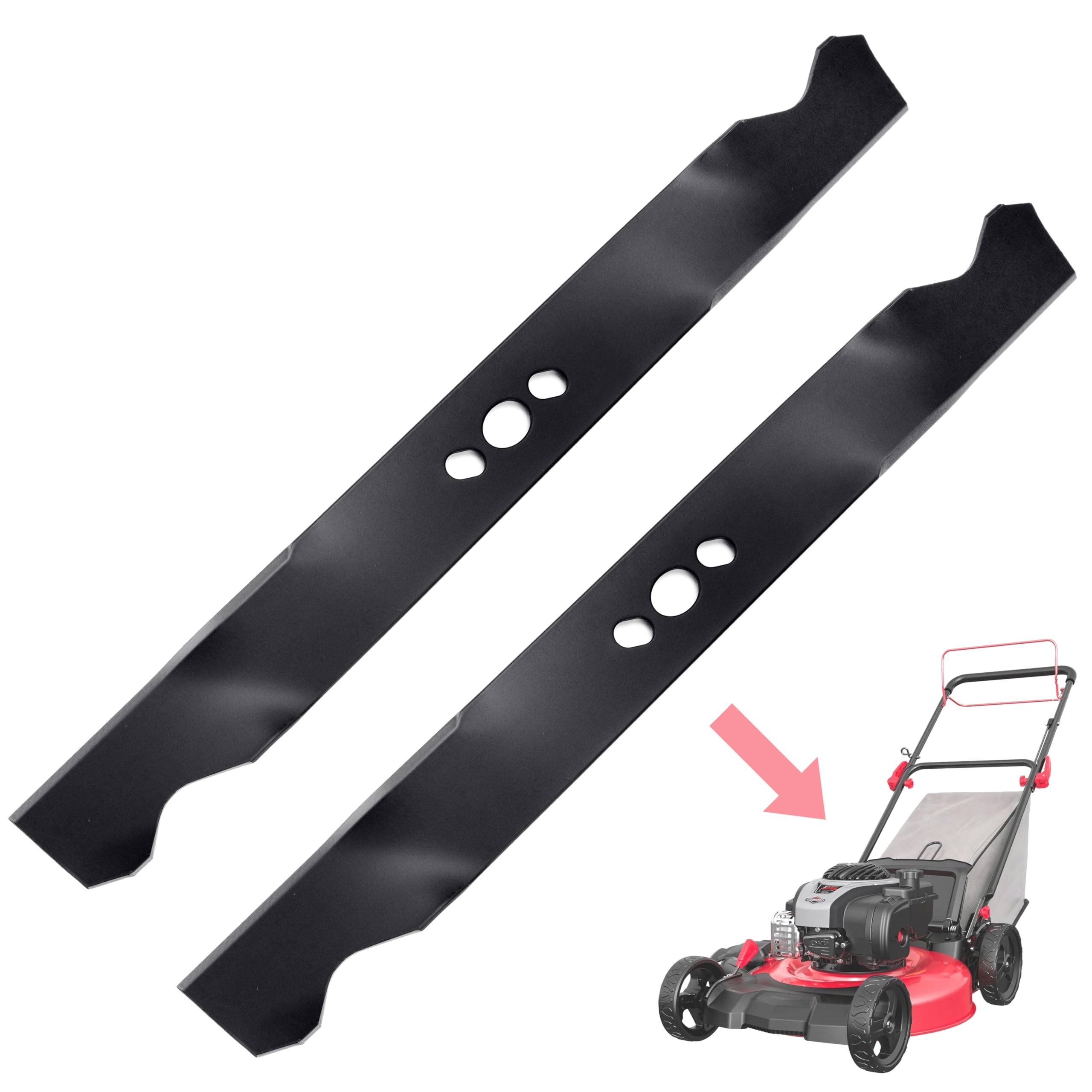 Amazon LikeLion 2 Pack Lawn Mower Blade 21 Compatible With HyperTough Murray Blackmax MNA152701 MNA 152901 MNA 152903 MNA152905 Push Mower Lawn Dethatcher Blade Replaces Parts 84005221 2105200317 Patio Lawn Garden
