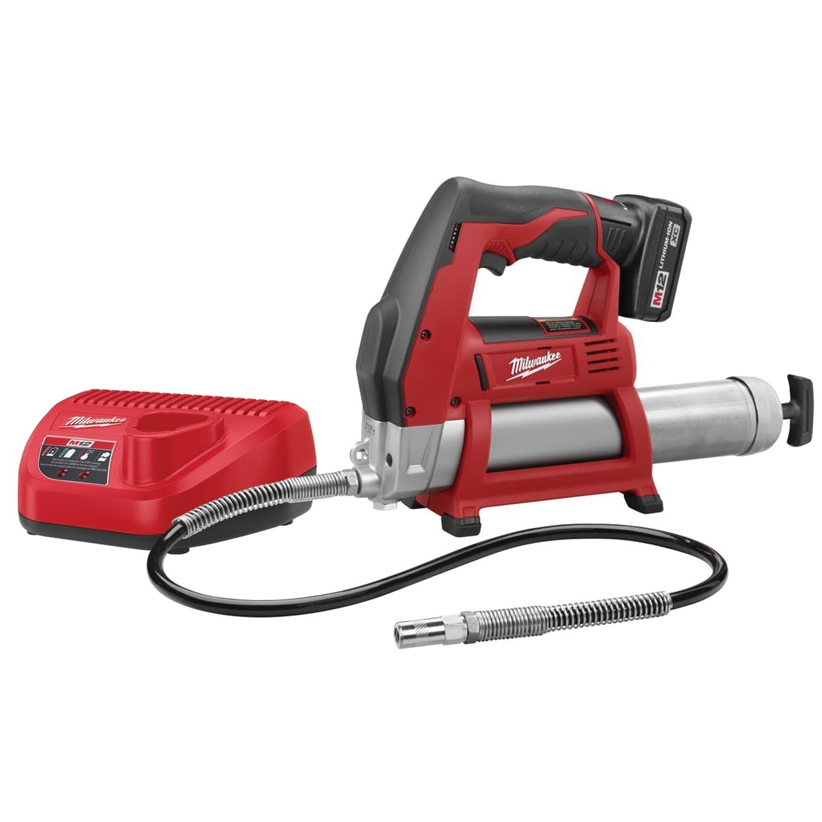 Amazon Milwaukee 2446 21XC M12 12 Volt Cordless Grease Gun Automotive