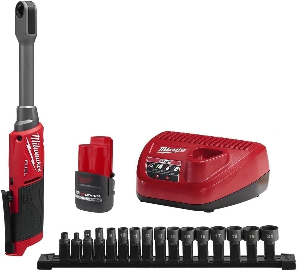 Amazon Milwaukee Electric M12 Fuel Insider Extended Reach Box Ratchet Tools Home Improvement