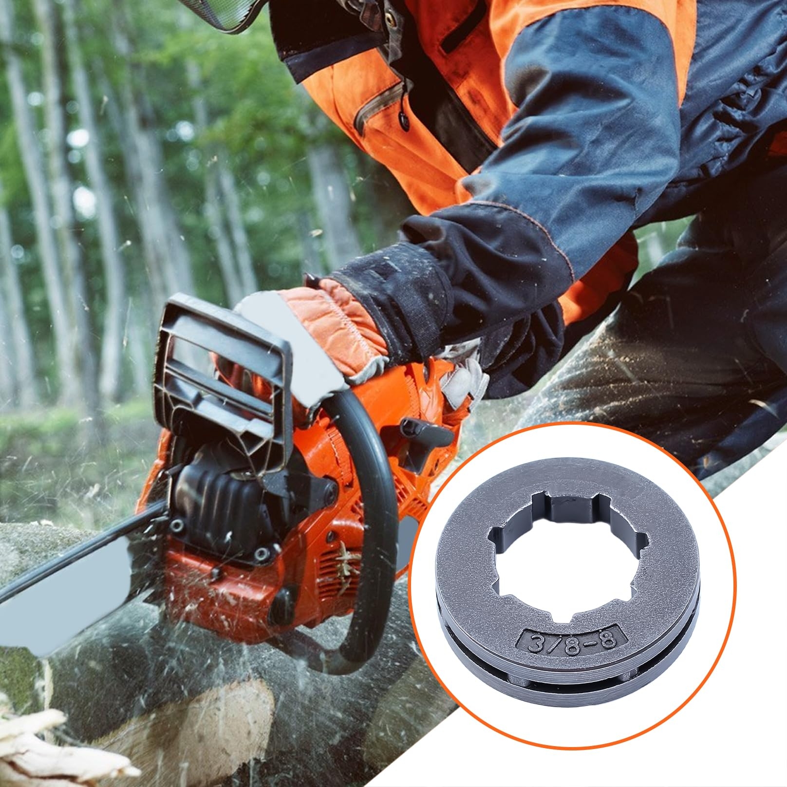 Amazon Mtanlo 3 8 8T Rim Sprocket For Husqvarna 362 365 371 372 385 390 394 395 Chainsaw Part Sprocket Rim Patio Lawn Garden