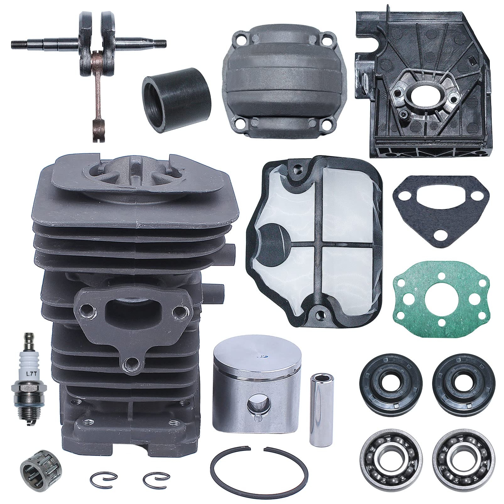 Amazon Mtanlo For Husqvarna 136 137 141 142 For Chainsaw Parts 38mm Cylinder Kit 530029811 530069940 530029794 530 02 97 94 530049794 503161602 530056363 530055128 Patio Lawn Garden