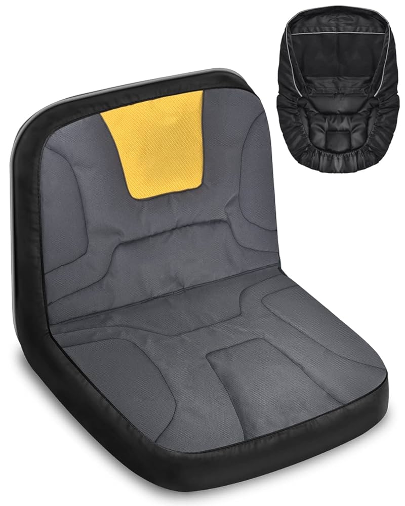 Amazon PACETAP Riding Lawn Mower Seat Cover Heavy Duty 600D Oxford Waterproof Seat Cover With Padding Durable Tractor Seat Cover Fits Kubota For Cub Cadet For Ford For Mahindra For Husqvarna Medium 