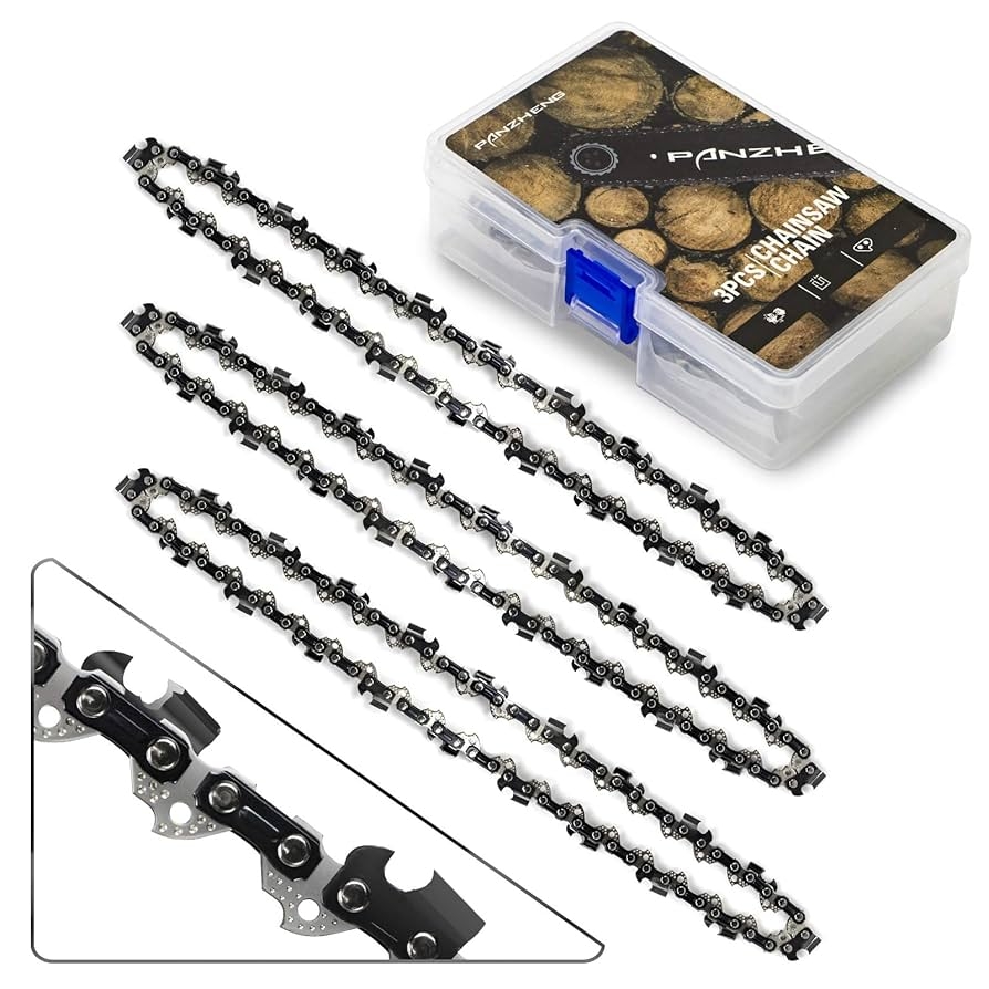 Amazon PANZHENG Chainsaw Chain For 16 Inch Bars S56 3 8 LP Pitch 050 Gauge 56 Drive Links Fits Oregon Stihl Husqvarna McCulloch Poulan Worx Chicago 3 Pack Patio Lawn Garden