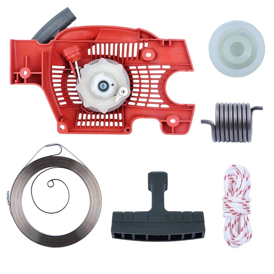 Amazon Recoil Starter Handle Hub Spring Kit For HUSQVARNA 142 141 137 136 Chainsaw Parts Patio Lawn Garden