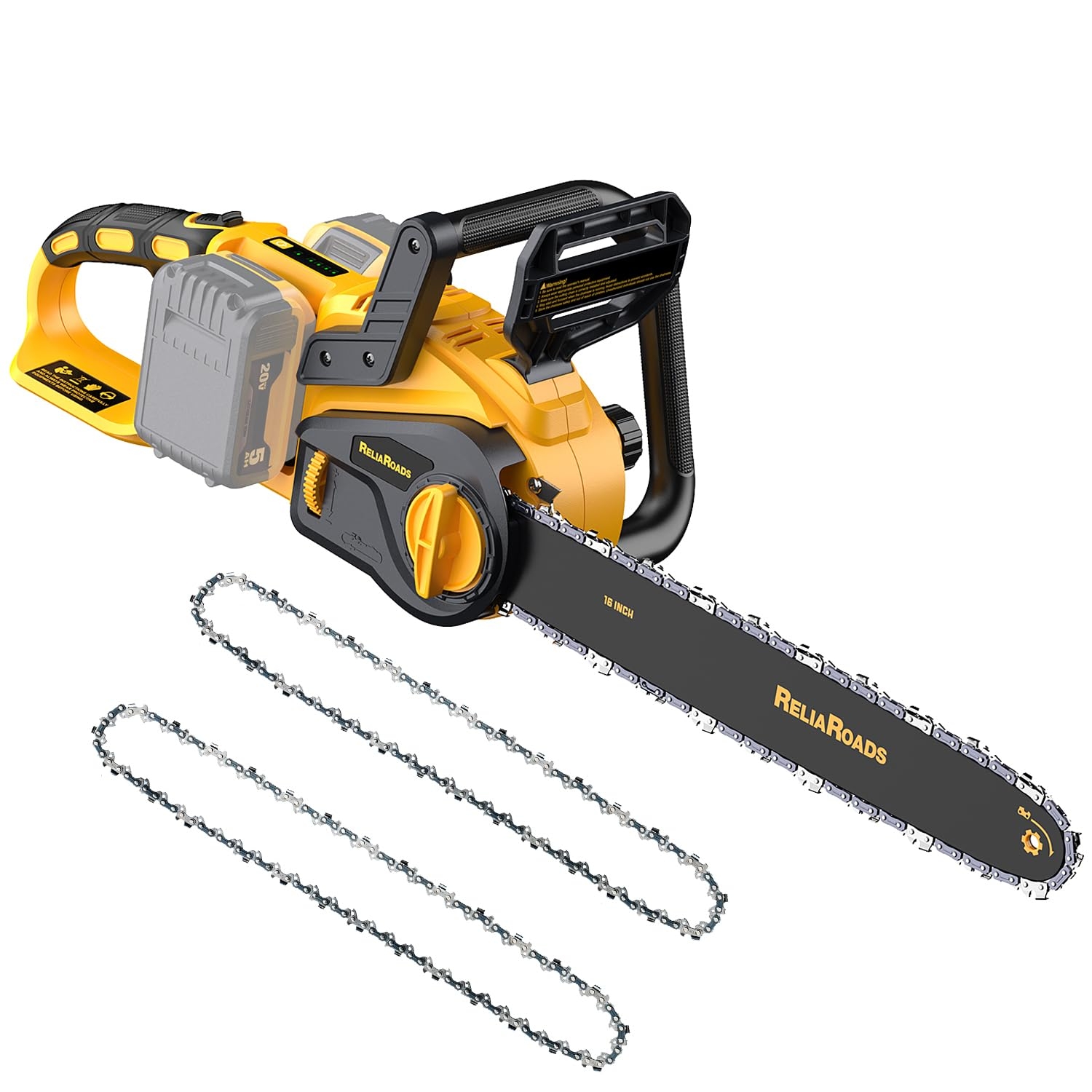 Amazon ReliaRoads 16 Inch Brushless Chainsaw 40V 2 X 20V 