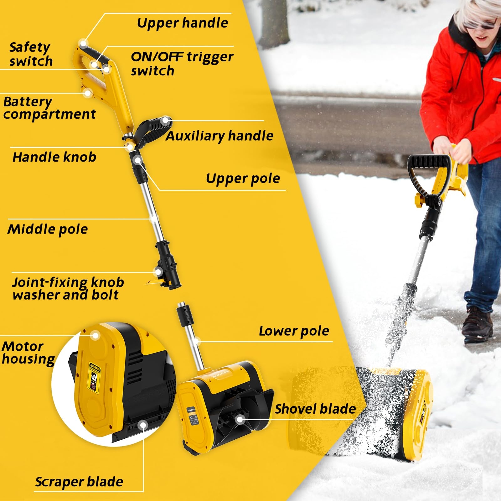 dewalt electric snow shovel