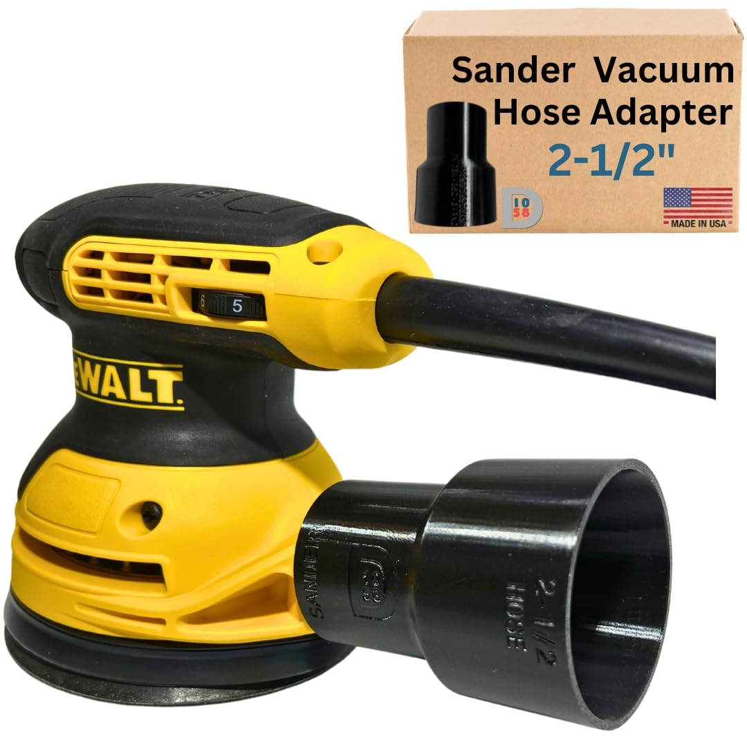 Amazon Sander Vacuum Adapter For DeWalt Or Craftsman Sanders Shop Vac Attachment For Dust Collection 2 1 2 By 1058Designs Tools Home Improvement