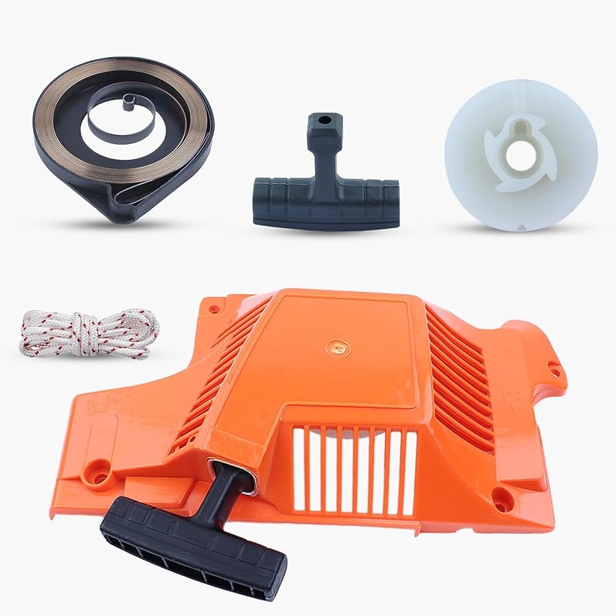 Amazon Starter Recoil Assembly Pulley Spring Handle Rope Kit For HUSQVARNA 55 RANCHER 50 51 55 Chainsaw Replace Parts Patio Lawn Garden