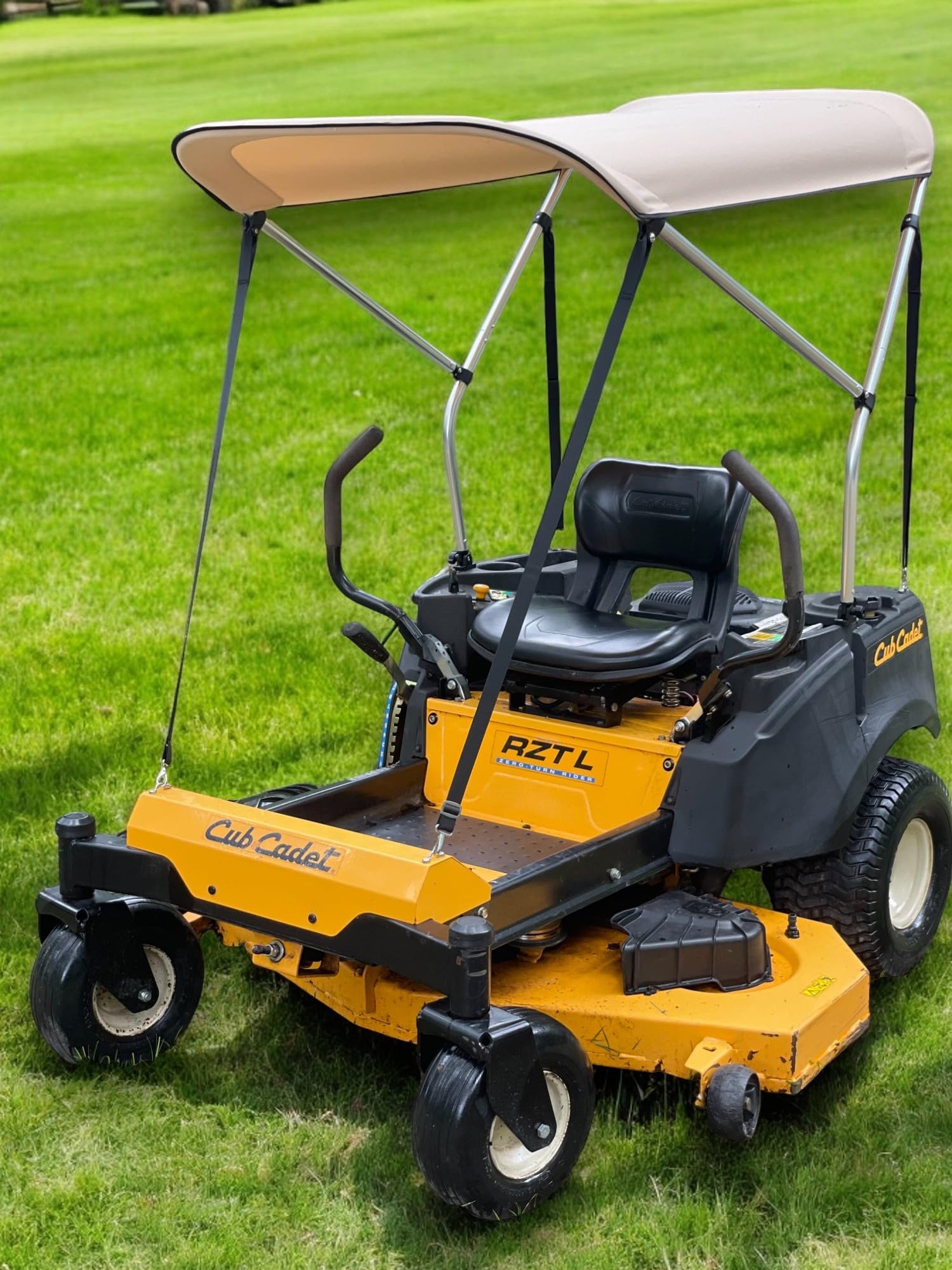 Amazon Sun Shade Canopy For Zero Turn Lawn Mower Fits Bad Boy Husqvarna Toro Ariens Other Brands Reduce Heat And Glare With This Umbrella Canopy For Your Zero