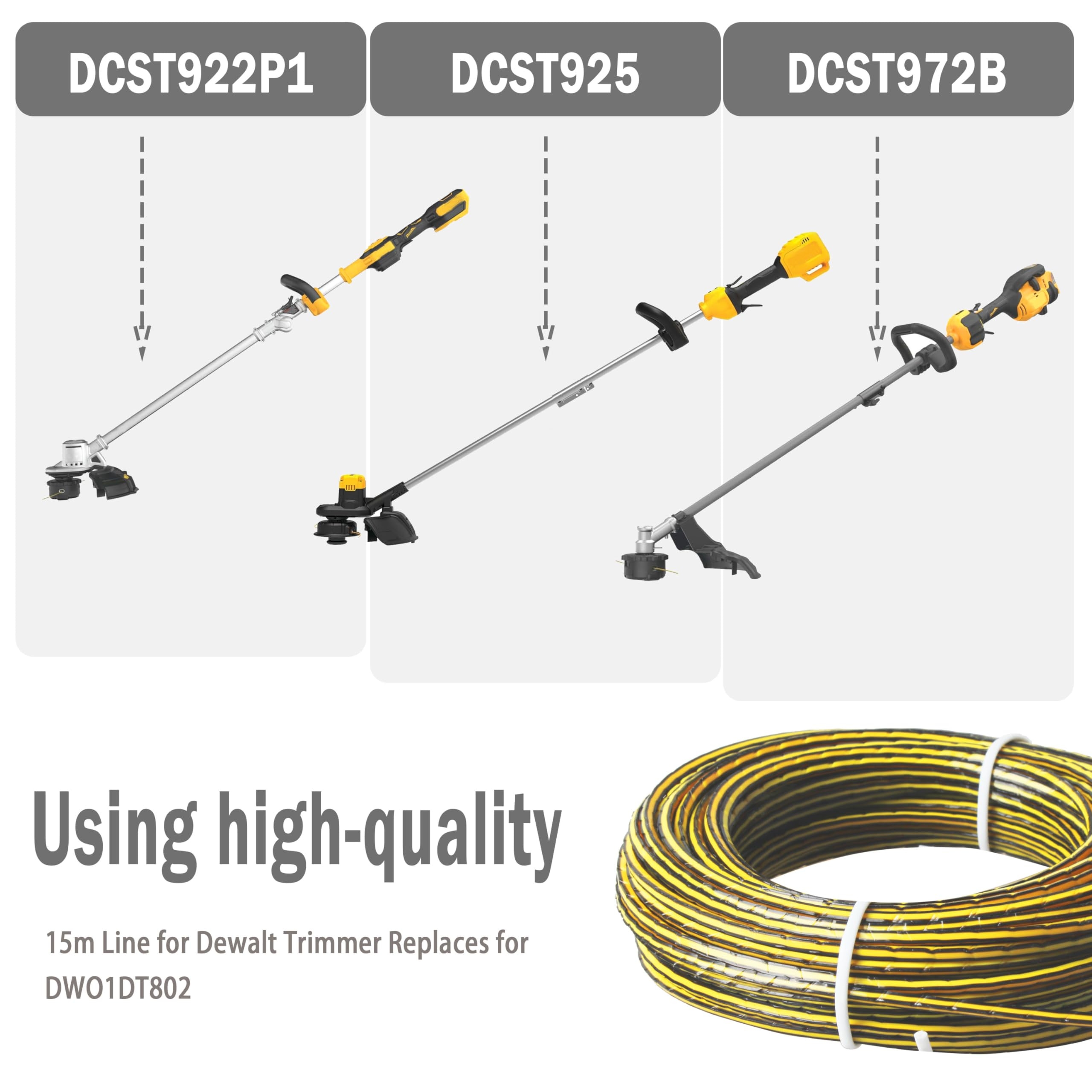 dewalt string trimmer line replacement