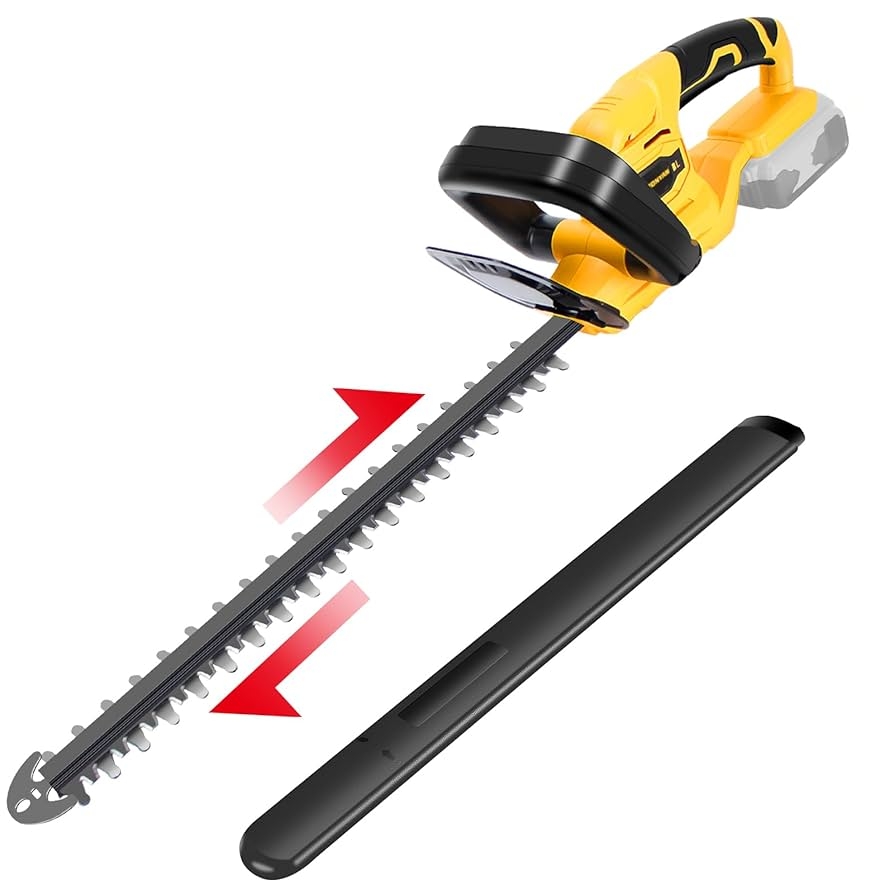 Amazon Tronyan Hedge Trimmer Compatible With Dewalt 20V MAX Battery Tool Only Cordless Bush Trimmer With 1600RPM Brushless Motor 22 Inches Steel Blade 3 5 Cutting Capacity No Battery Patio Lawn