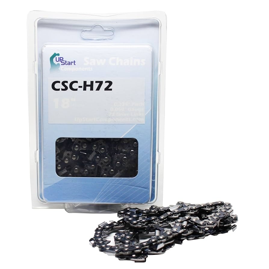 Amazon UpStart Components 4 Pack Replacement 18 Semi Chisel Saw Chain For Husqvarna Echo Compatible With Husqvarna 435 445 Echo Cs 400 45saw 0 325 Pitch 0 050 Gauge 72 Drive Links H72 Patio Lawn Garden