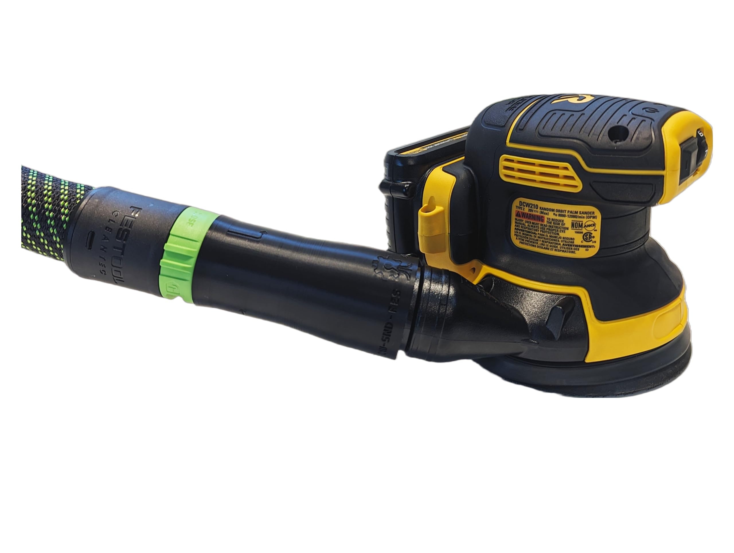 Amazon Vacuum Adapter For Dewalt Sanders To Festool Hose Superior Dust Collection Galactic Gadgets Festool 27mm Black Tools U0026 Home Improvement