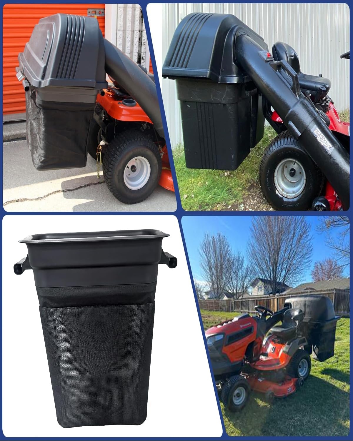 husqvarna riding mower bagging options