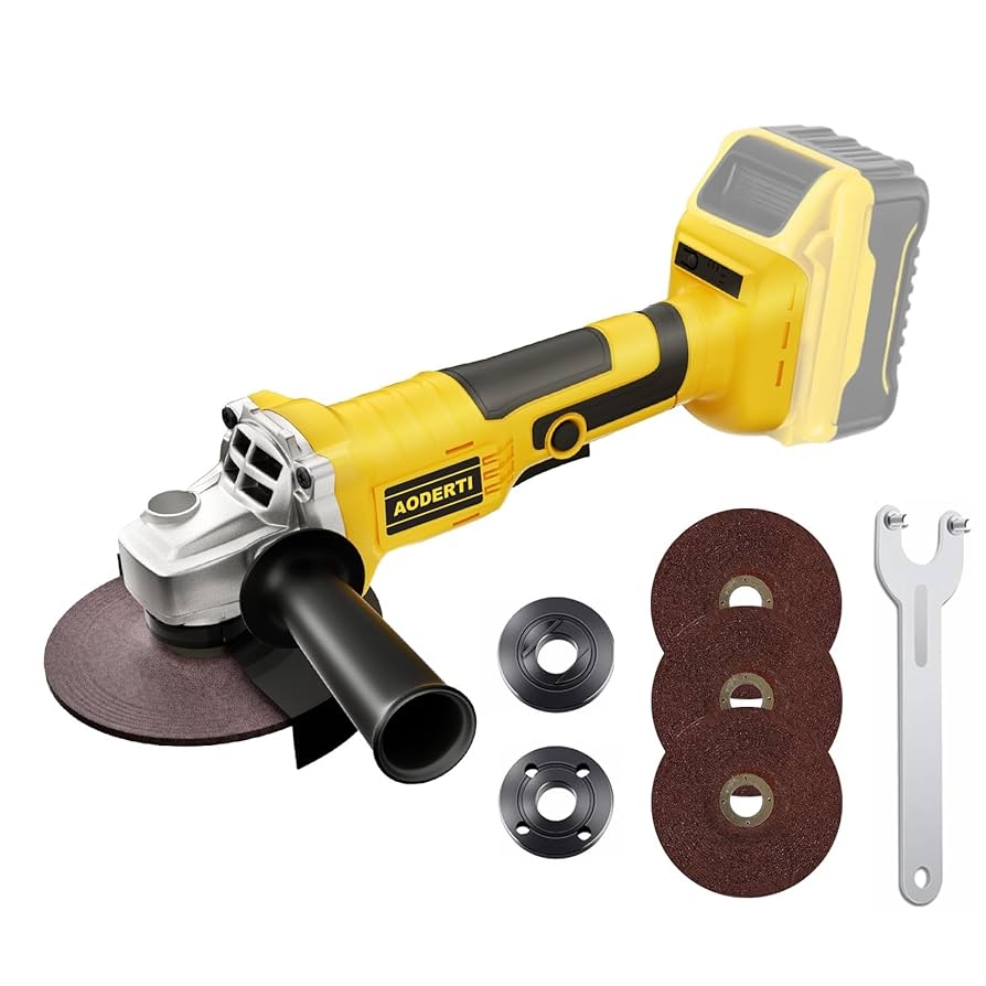 AODERTI 20V Max Cordless Angle Grinder Brushless 4 1 2 Grinder Tool With Grinding Wheels And Auxiliary Handle 10000RPM Amazon