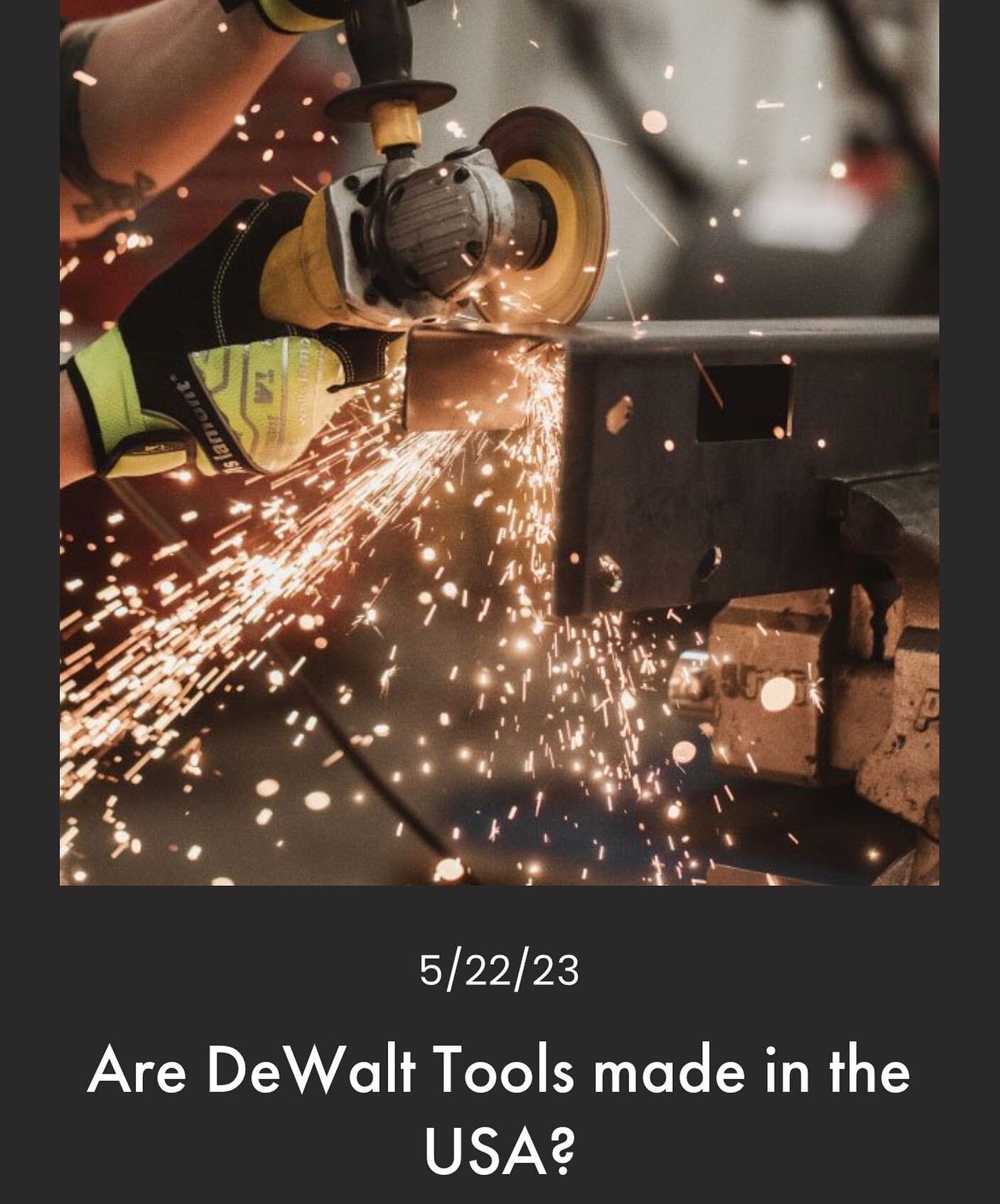 Are DeWalt Tools Made In America Rolin Wild