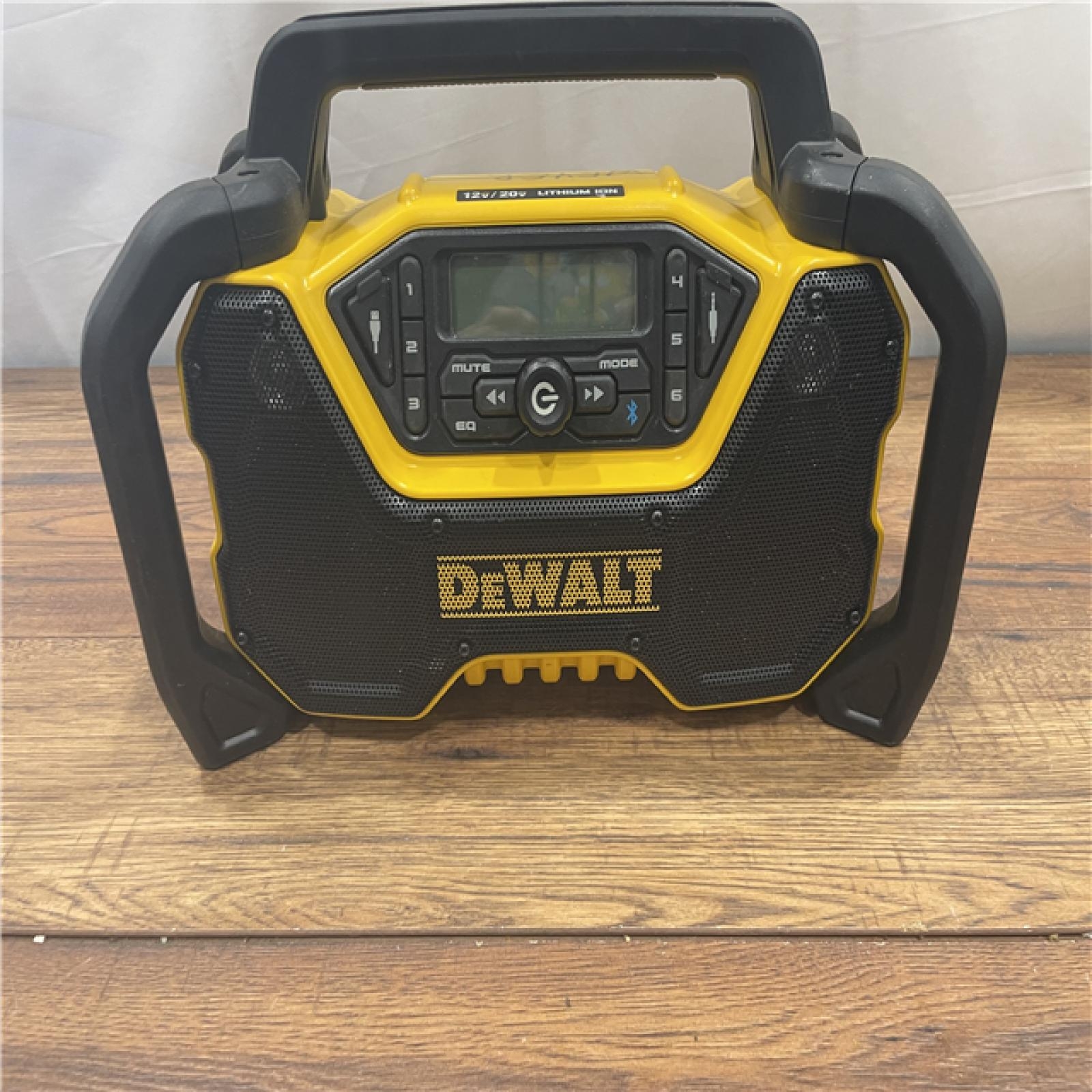 AS IS DEWALT 20V MAX Compact Cordless Bluetooth Radio Tool Only 