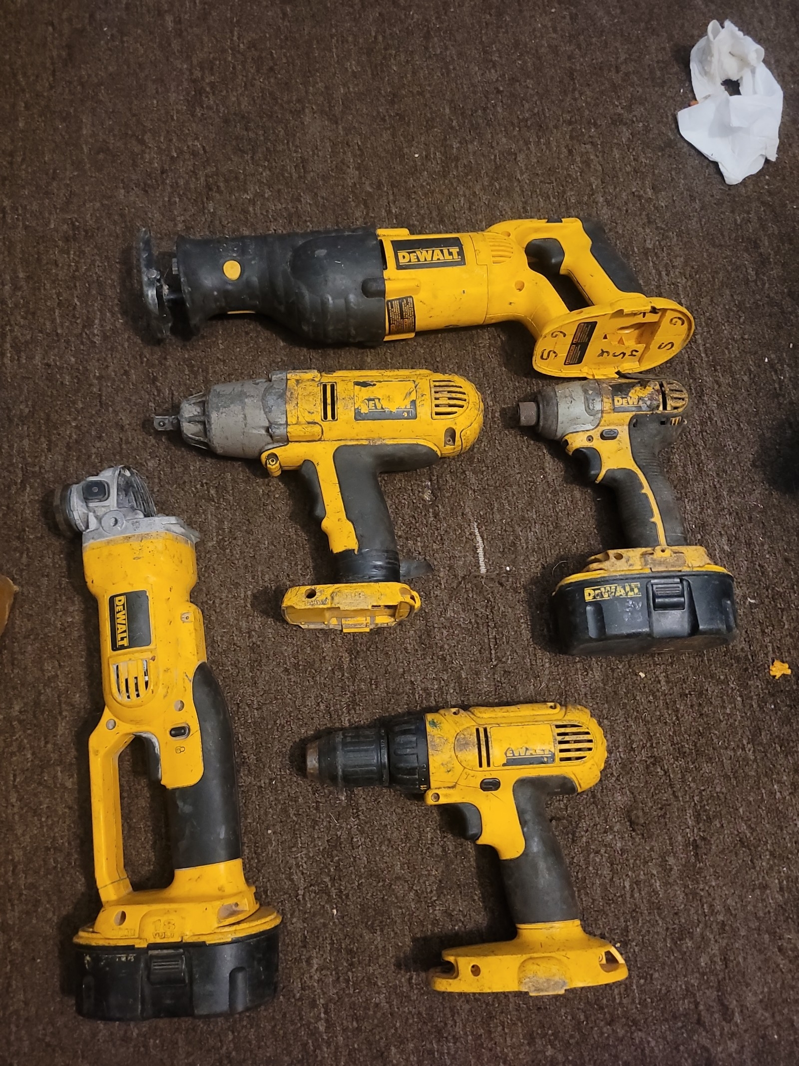 Assortment Of Dewalt Tools Other Electrical Tools