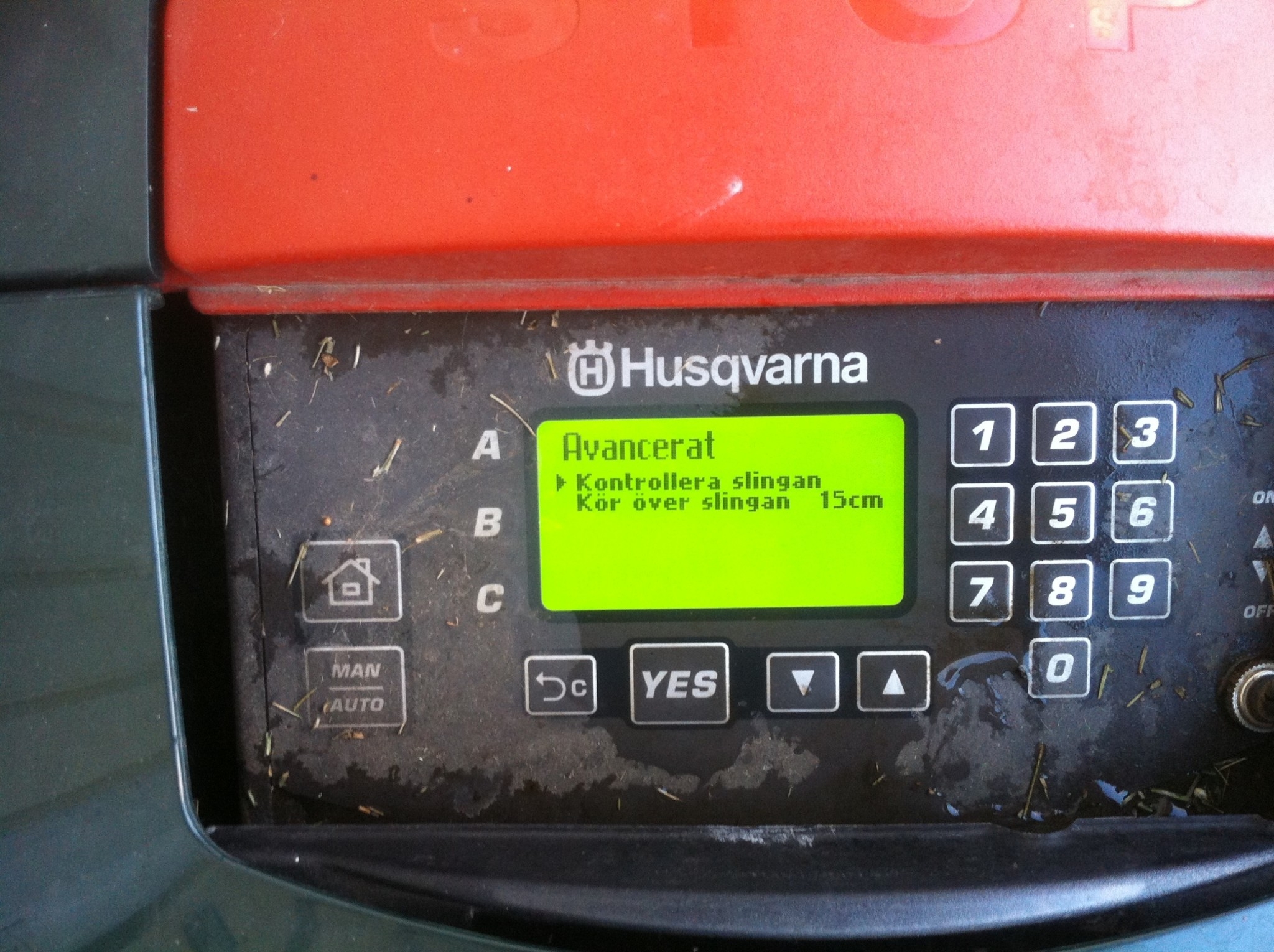 Automower 220 Ac Har Meny Som Ej Finns I Manual Byggahus se