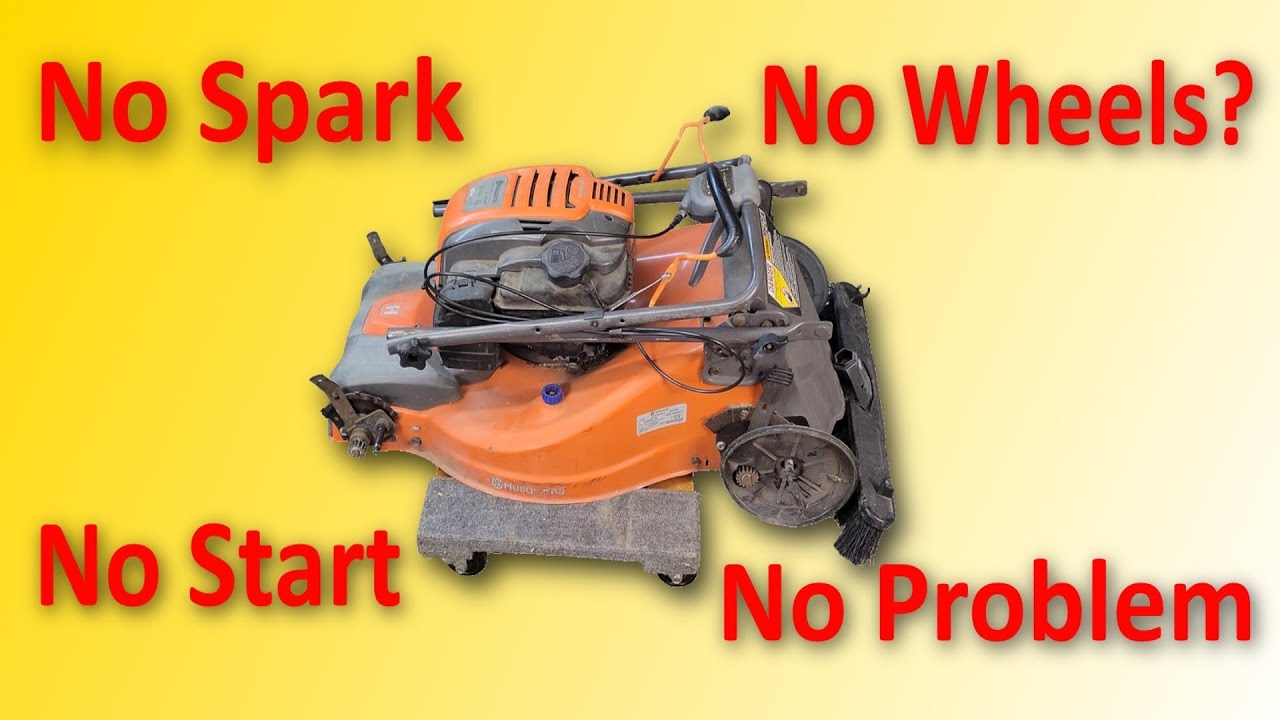 AWD Husqvarna Mower No Spark or Wheels YouTube