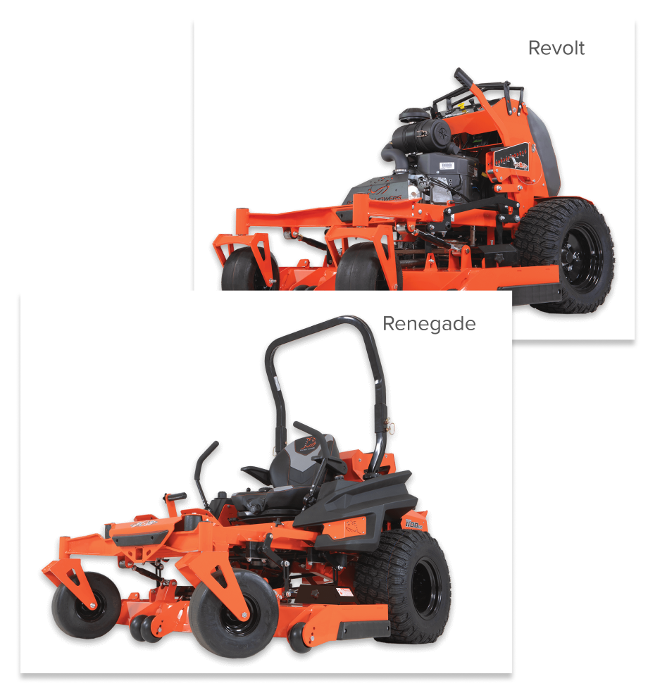 compare bad boy ztr husqvarna