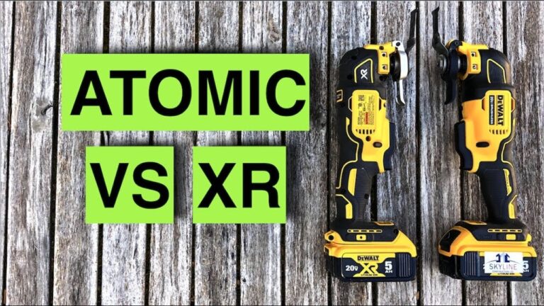 Battle Of The Multi Tools Dewalt Atomic 20v Max DCS354B Vs XR DCS355 REVIEW YouTube