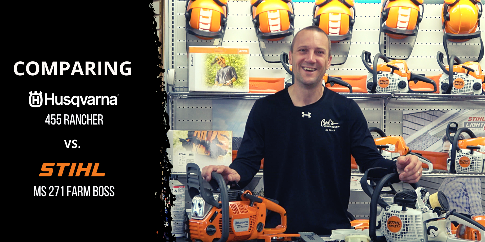 husqvarna v stihl chainsaw