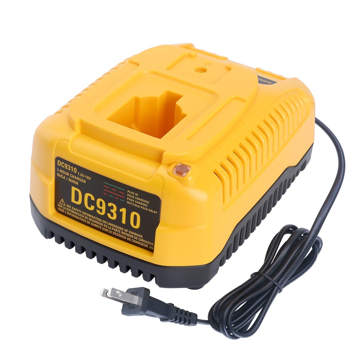 Biswaye DC9310 Charger Compatible With Dewalt 18V XRP NiCad NiMh DC9096 DC9098 DC9099 DW9099 DW9072 DW9057 DW9091 DW9094 DC9071 DW9062 DC9091 Power Tool Battery Charger Amazon