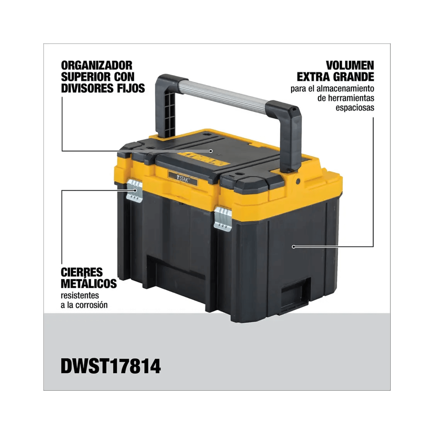 Caja De Herramientas 30 Litros DeWALT DWST17814 Tottal Store