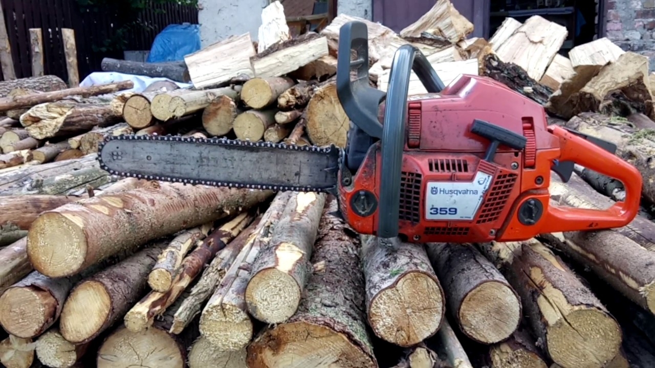 Chainsaw Husqvarna 359 First Start YouTube