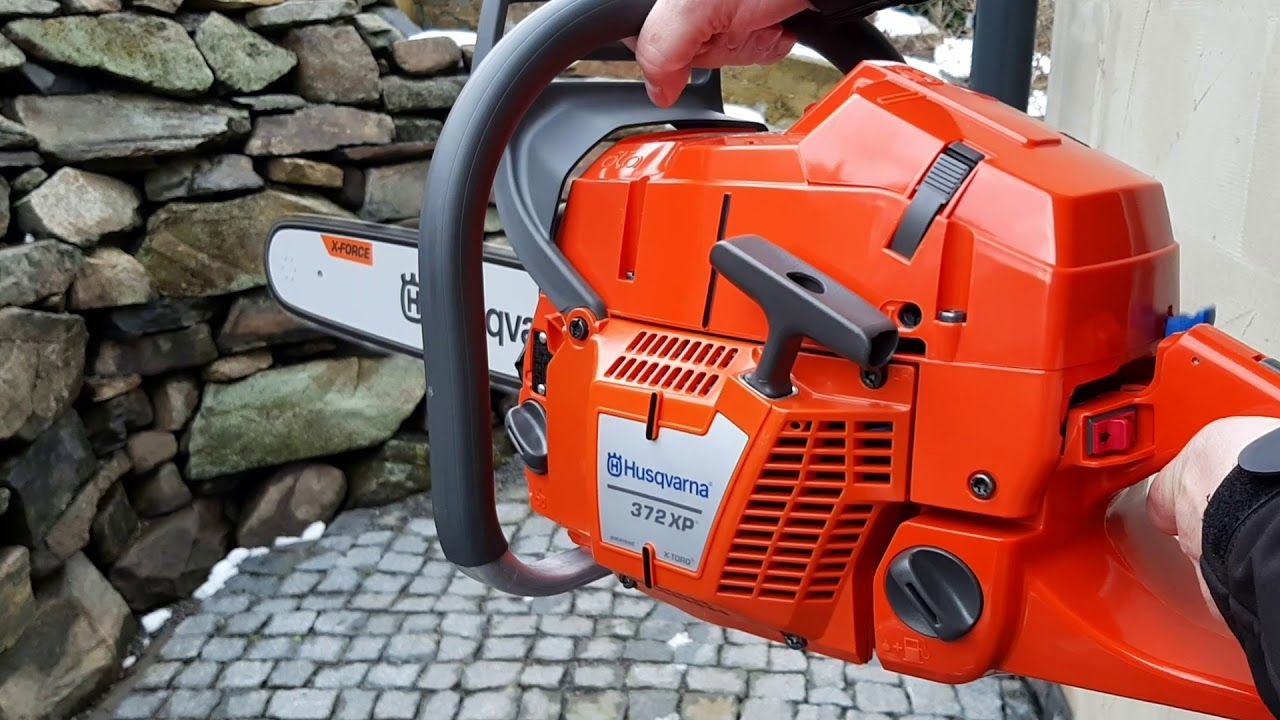 Chainsaw Husqvarna 372XP FIRSTSTART YouTube