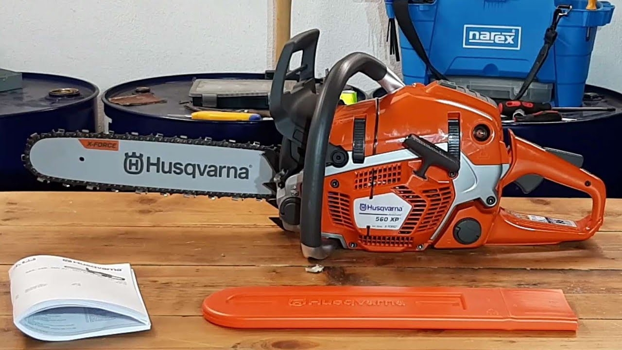 Chainsaw Husqvarna 560XP AUTOTUNE Model 2020 Unboxing Video Tour YouTube