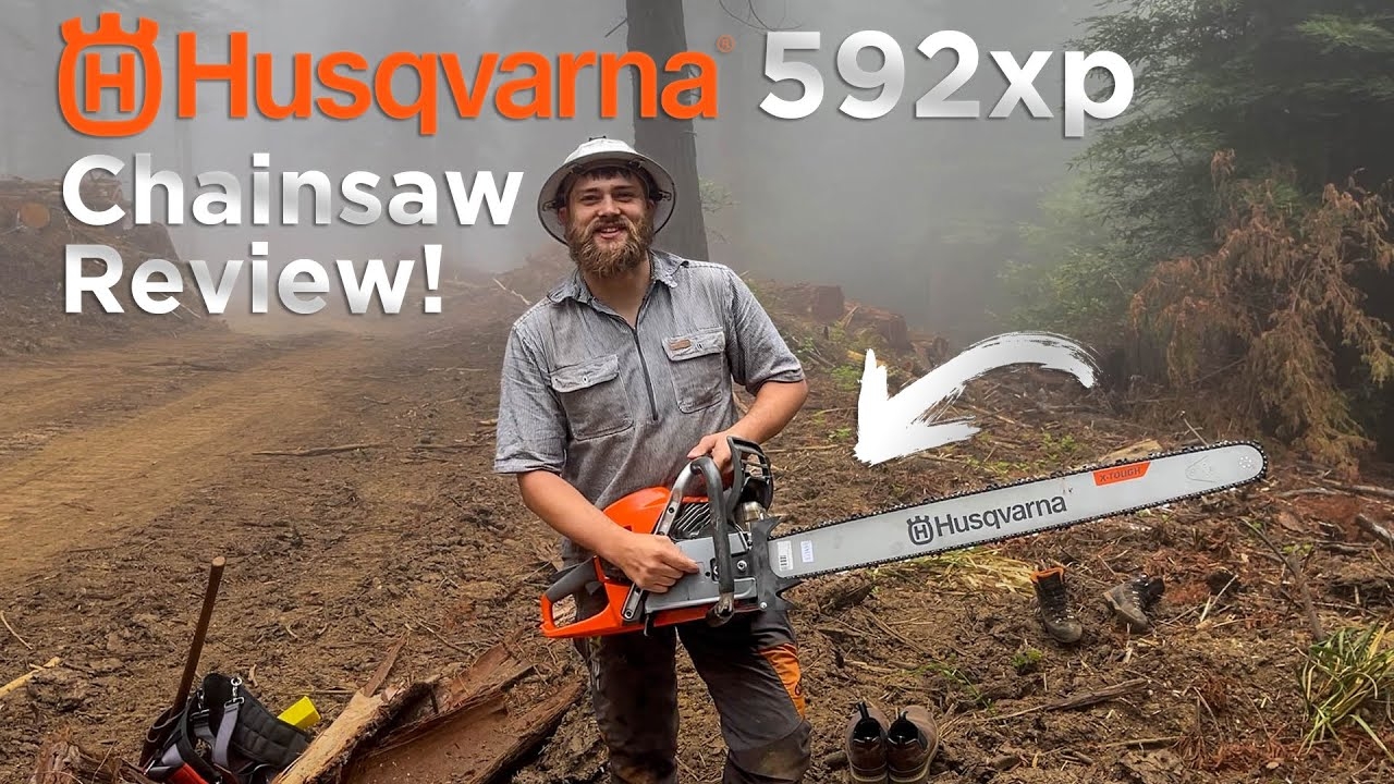 Chainsaw Review Logging Redwoods With The Husqvarna 592xp YouTube