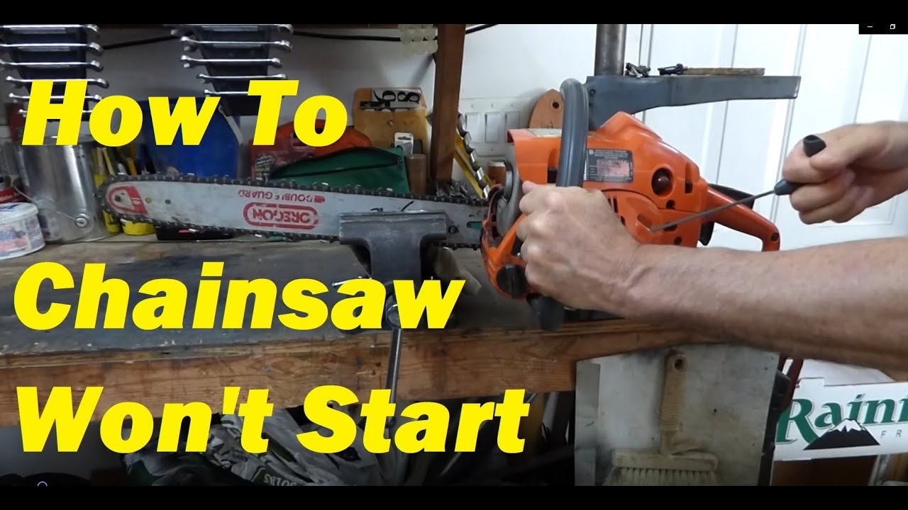 Chainsaw Won t Start What To Look For How To Fix Husqvarna Carburetor Cleaning YouTube