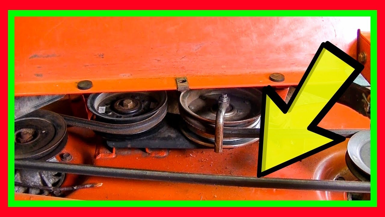 Change Deck Belt On Husqvarna Zero Turn YouTube