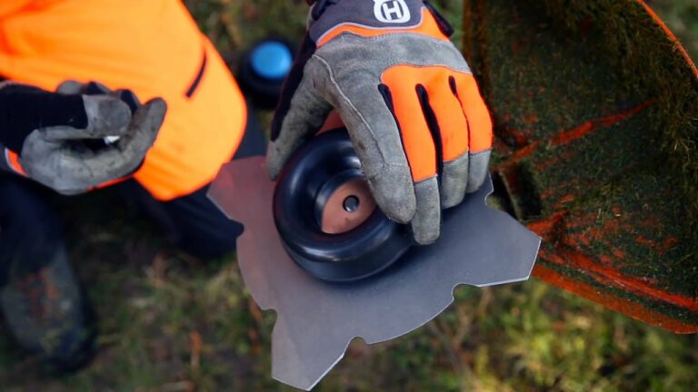 Change From Trimmer Head To Grass Blade YouTube