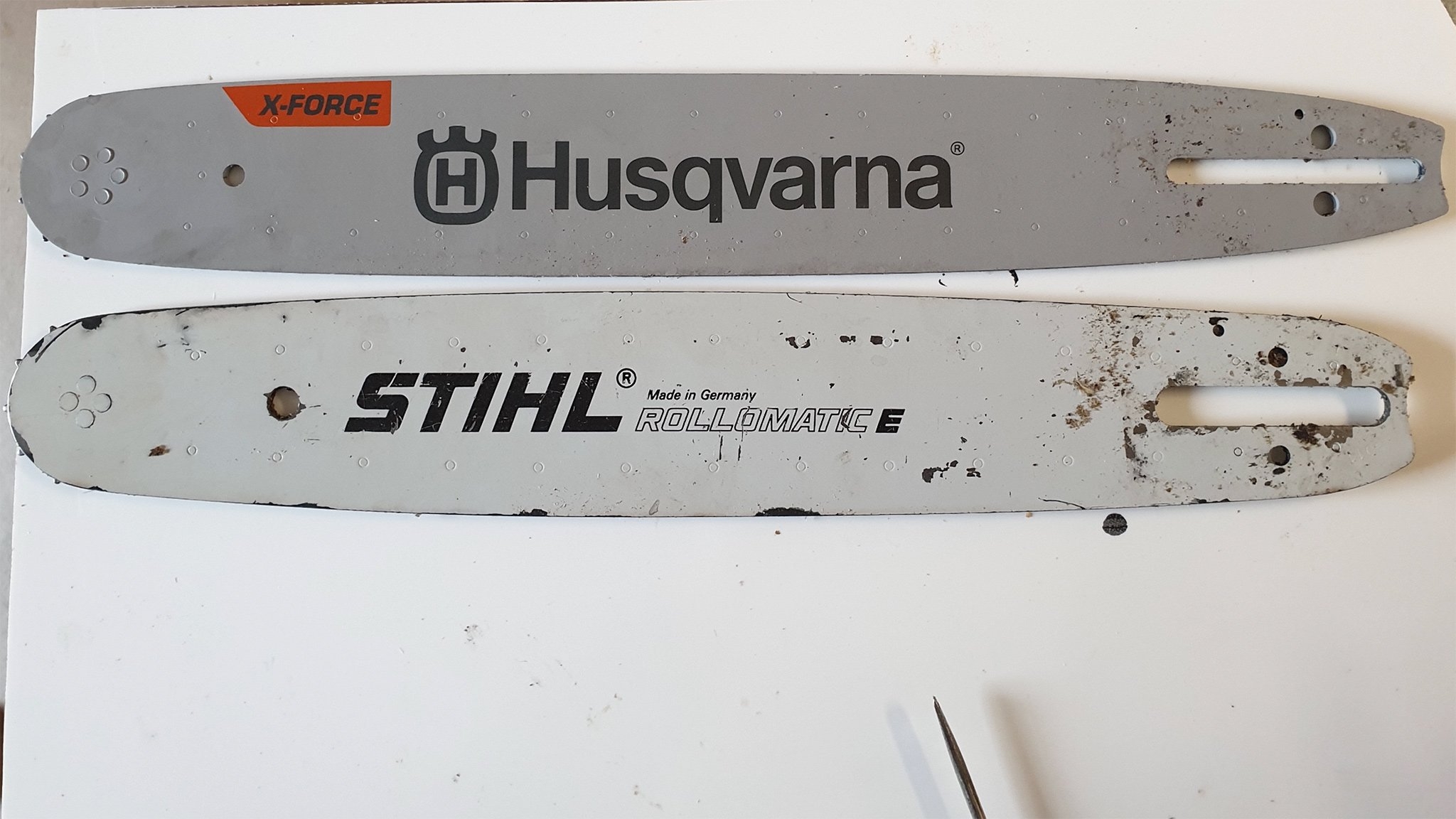 stihl bar on husqvarna chainsaw