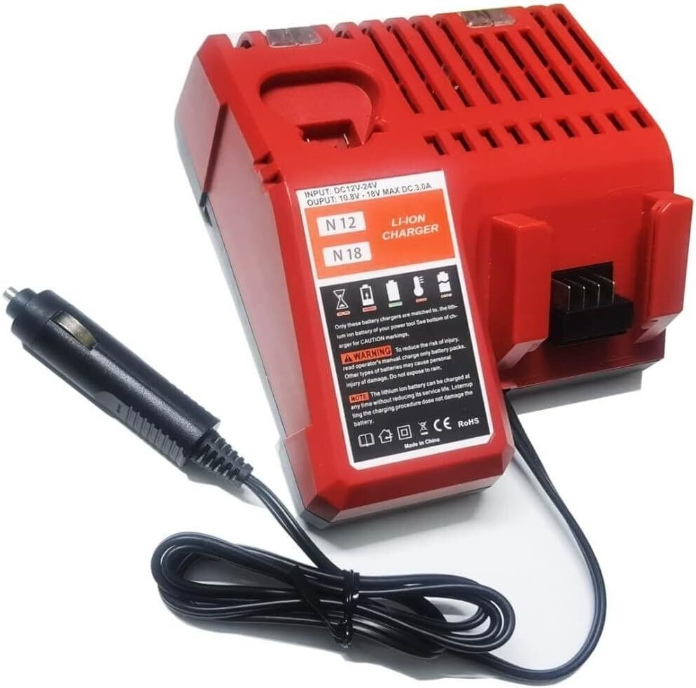 Compatible With Milwaukee 48 59 1810 Vehicle Car Charger For M12 12V 18V M18 EBay