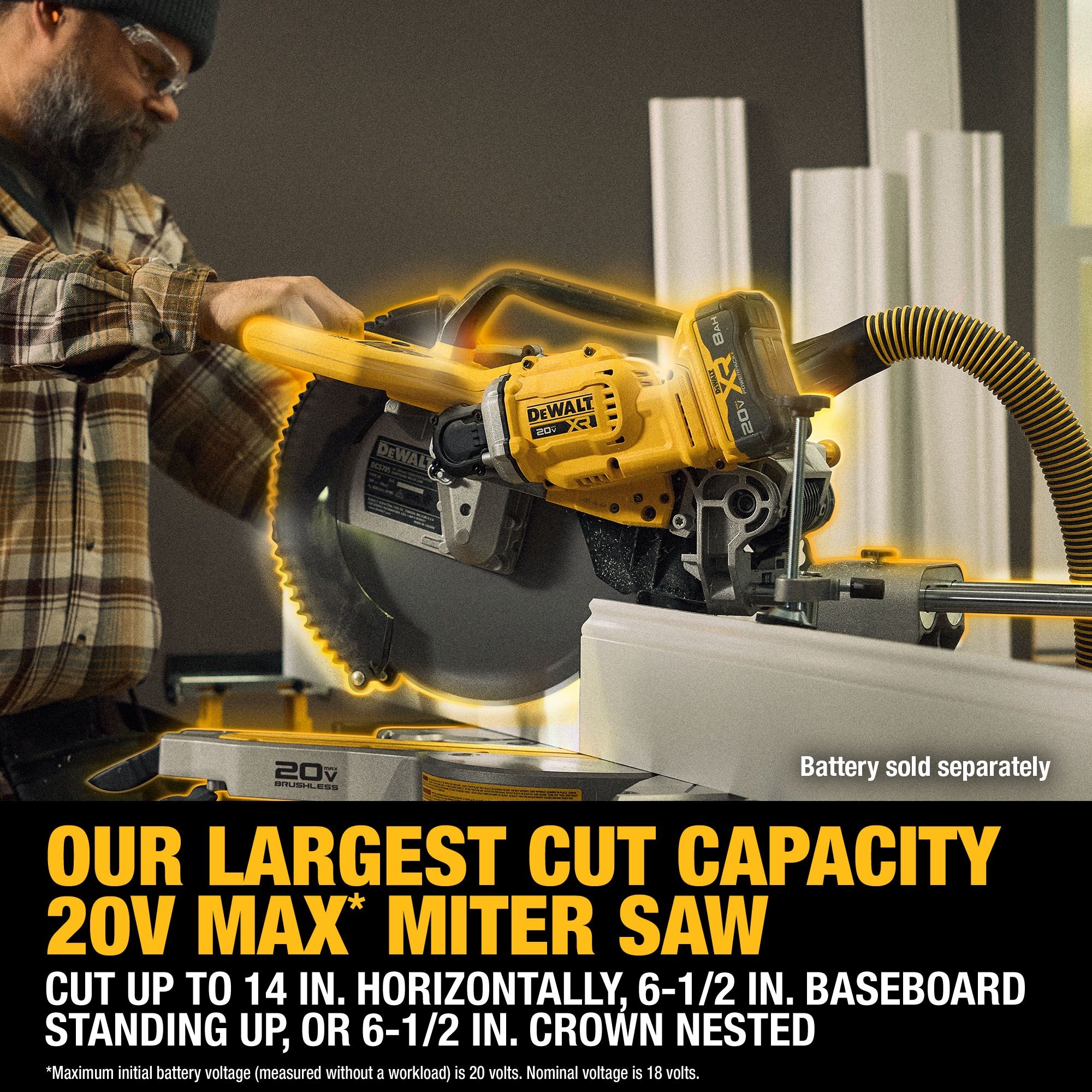 dewalt flexvolt miter saw