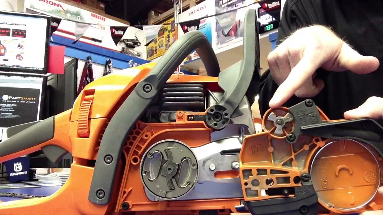 Copy Of How To Reset A Husqvarna Chain Brake On A Chainsaw YouTube