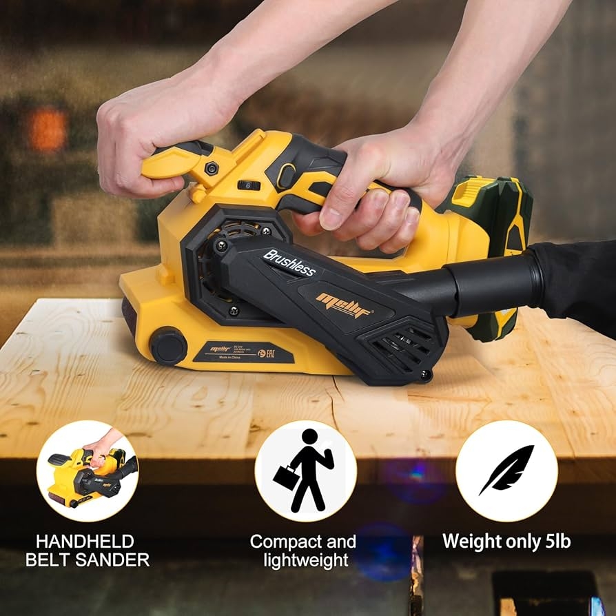 Cordless Belt Sander For Dewalt 20V Max Battery Battery NOT 