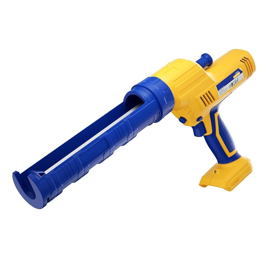 Cordless Caulking Gun Compatible With Dewalt 20V Battery Tool Only Battery Operated Caulk Tool Electric Caulk Gun W 5 Adjustable Speeds Anti Drip Design 10oz Tube For Filling Sealing Amazon