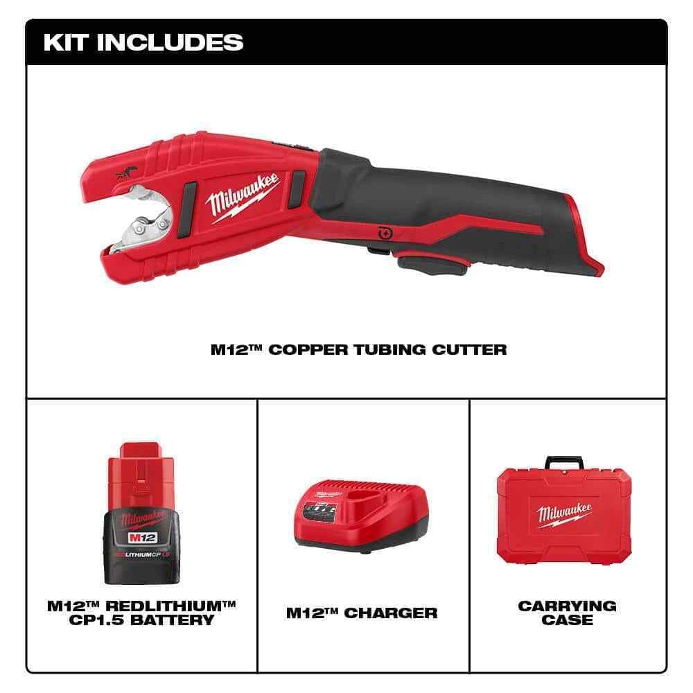 milwaukee m12 copper tubing cutter