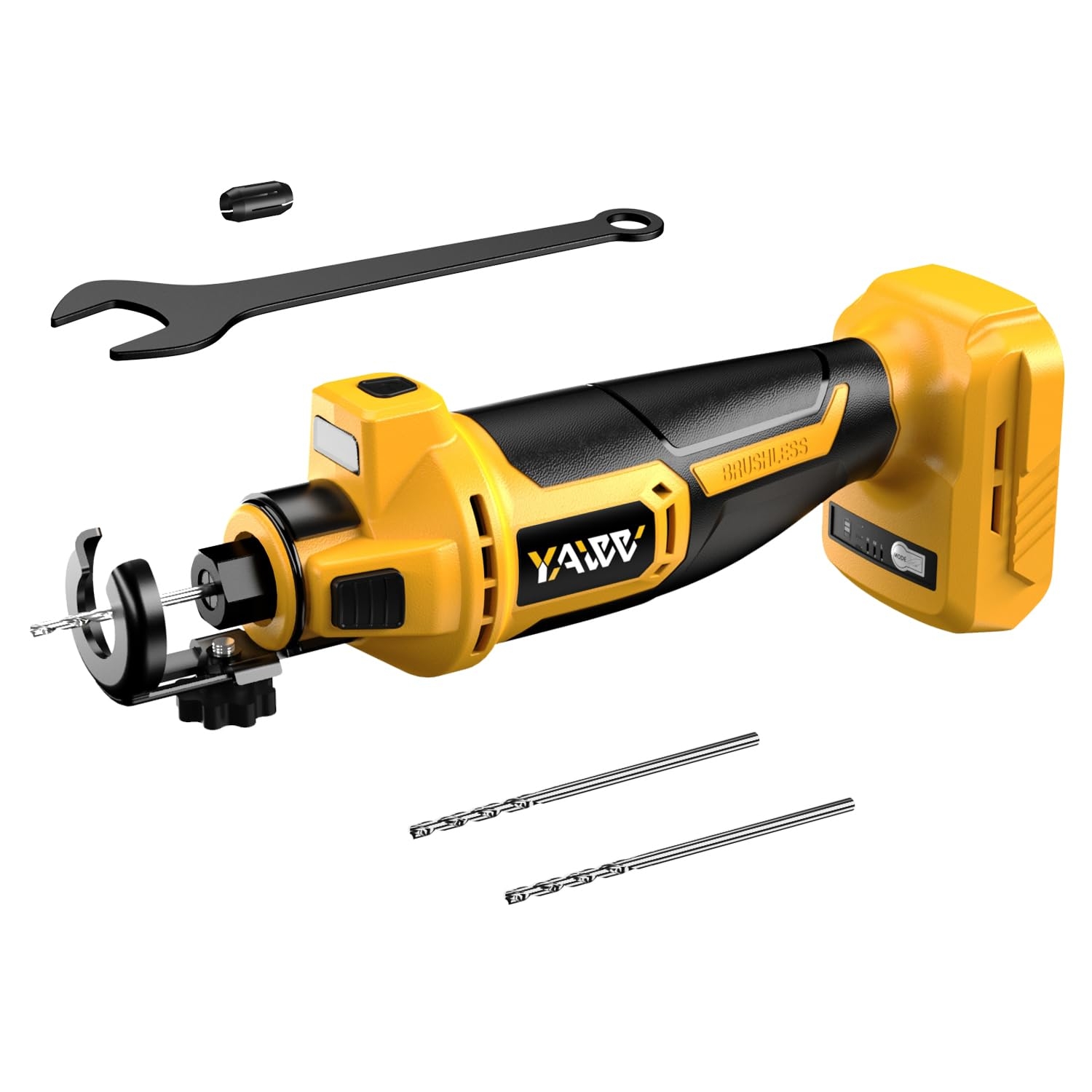 Cordless Drywall Cut Out Tool For Dewalt 20V Battery 3 Speed Adjustable Brushless Rotary Saw With Up To 30000 RPM Compact Spiral Saw Kit For Cutting Wood Drywall Sheetrock Wood Bare Tool Only Amazon