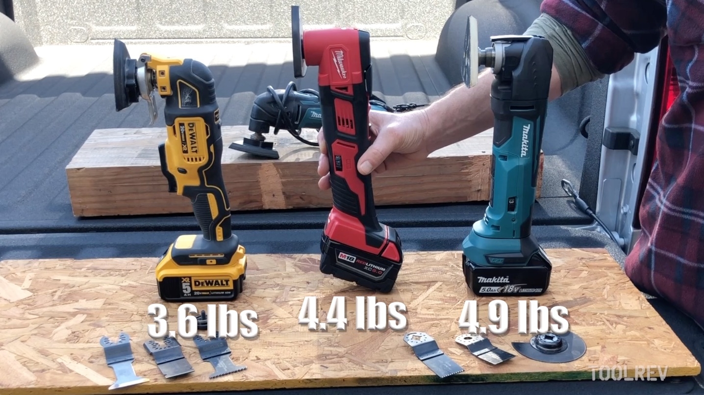 Cordless Multi Tool Review DeWalt Makita Milwaukee ToolRev