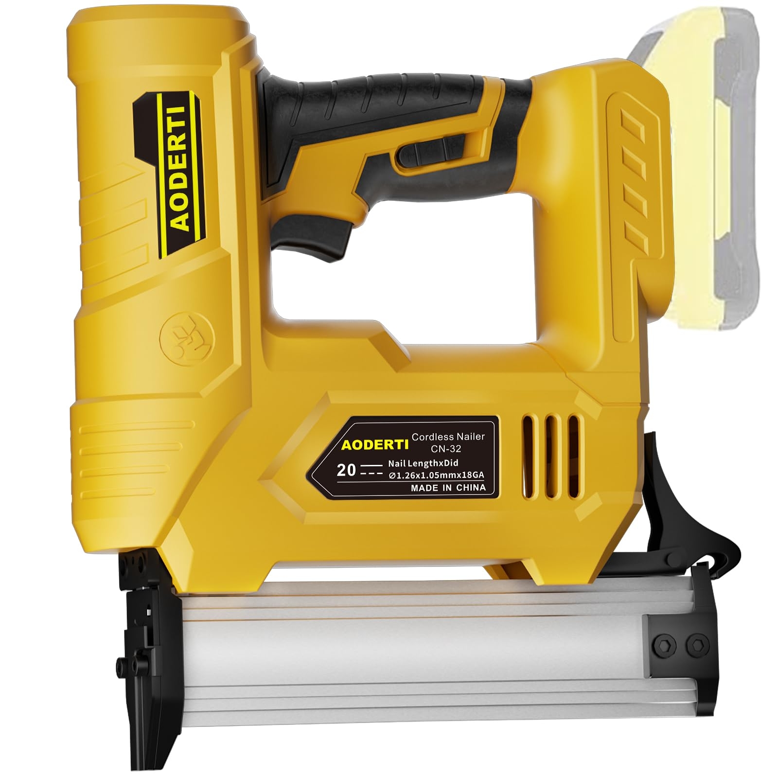 Cordless Nail Gun For DEWALT 20V MAX Battery 18GA 5 8 To 1 1 4 Inch 2 In 1 Brad Nailers Brushless Motor 2 Mode Lightweight And Ergonomic For Home Improvement DIY And Wood Workpieces Tool Only Amazon